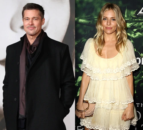 bradpitt sienna miller png