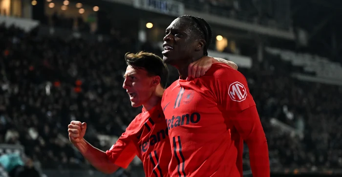 Radunovic și Dawa au dat lovitura la Salonic. Foto Facebook FCSB
