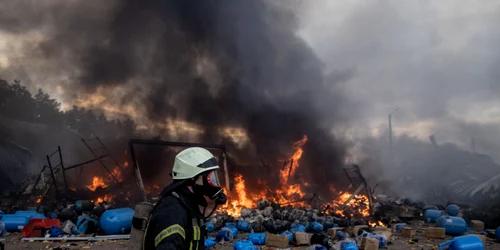 Razboi Ucraina bombardamente la marhginea Kievului 9 10 martie 2022 FOTO Getty Images