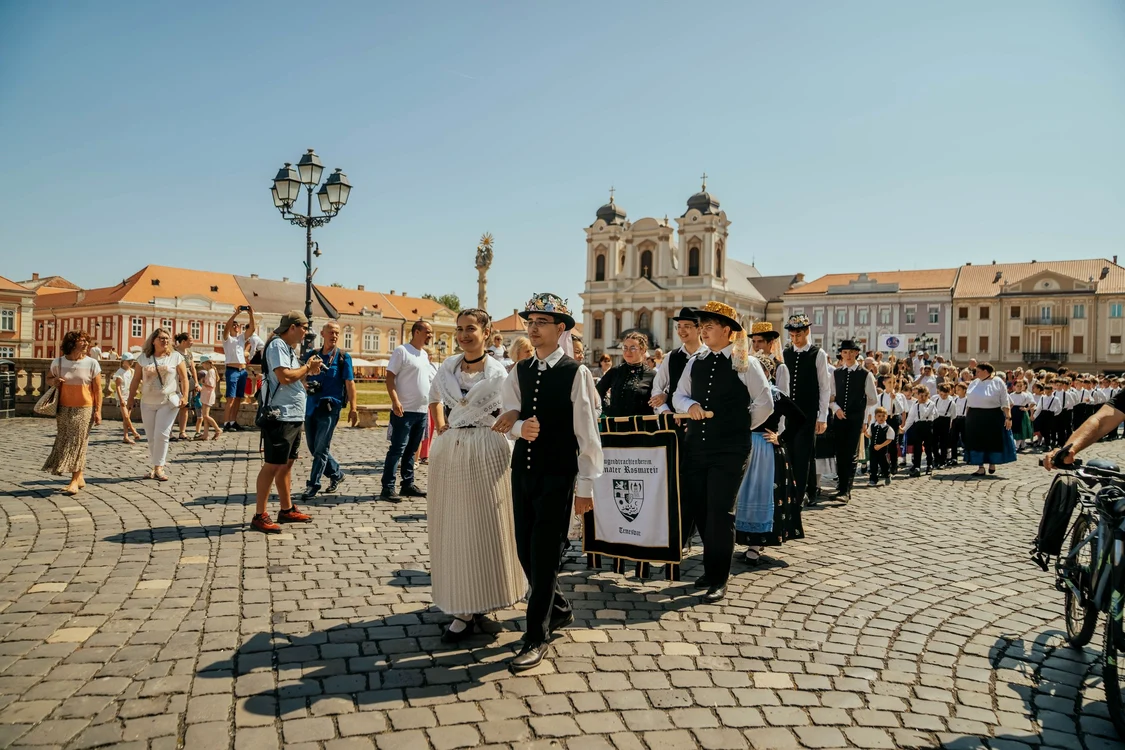Centrul istoric al Timișoarei, clădit în secolul al XVIII-lea. Foto: Primăria Timișoara