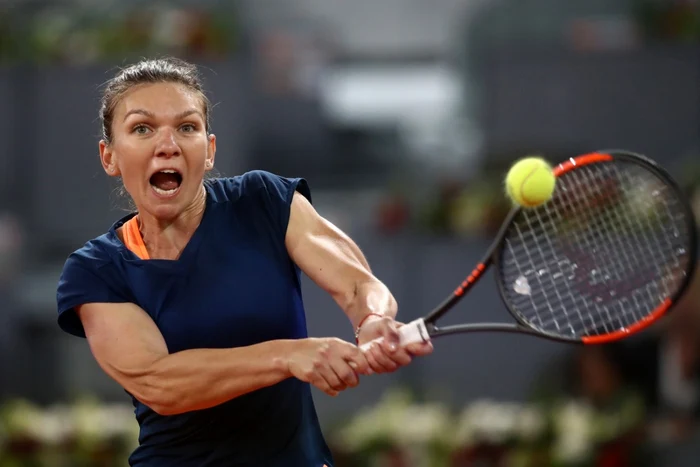 Simona Halep la Madrid FOTO Getty Images