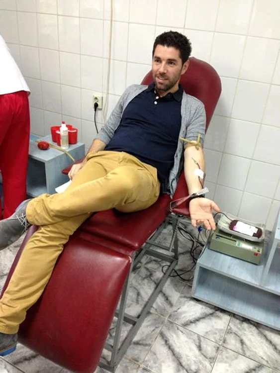 alex dima, donare sange