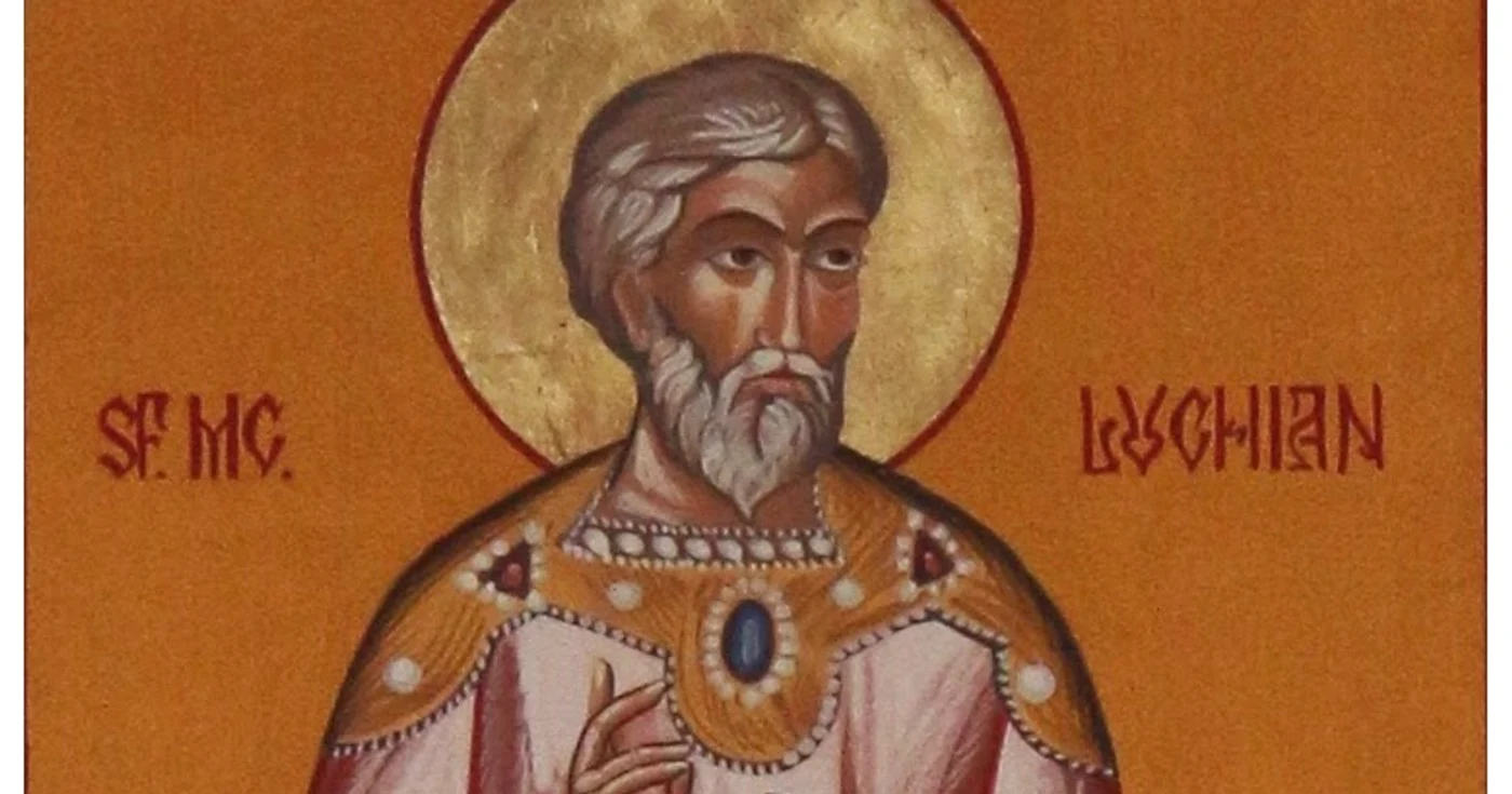 Sfântul Martir Luchian este sărbătorit la 15 octombrie în Calendarul creştin ortodoxFoto: doxologia.ro