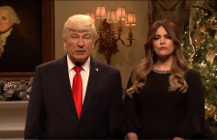 Alec Baldwin l-a interpretat pe Donald Trump într-o ediţie specială a emisiunii „Saturday Night Live“ FOTO captură Youtube