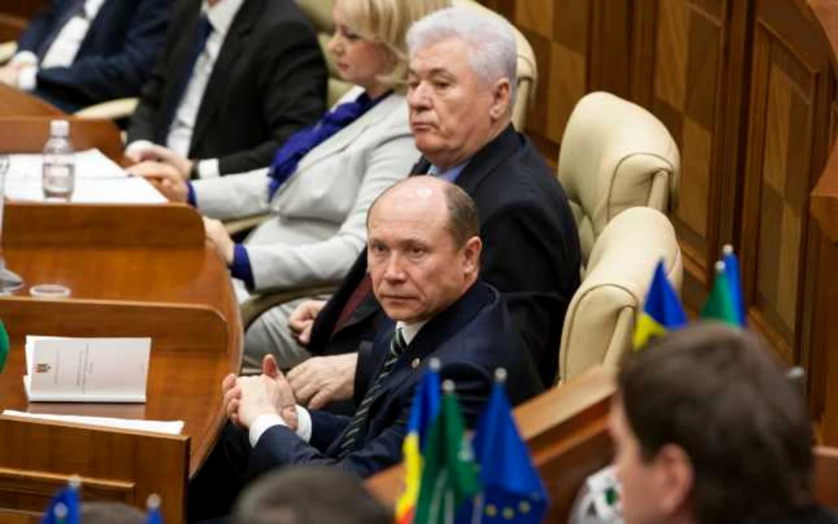 Valeriu Streleţ a început consultările cu fracţiunile parlamentare FOTO Alexandru Tarlev