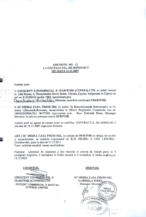 contract crescent grivco