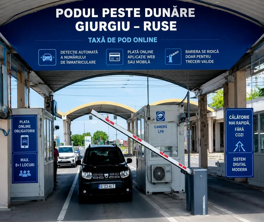 Podul Prieteniei Giurgiu–Ruse Foto: arhivă, adevărul