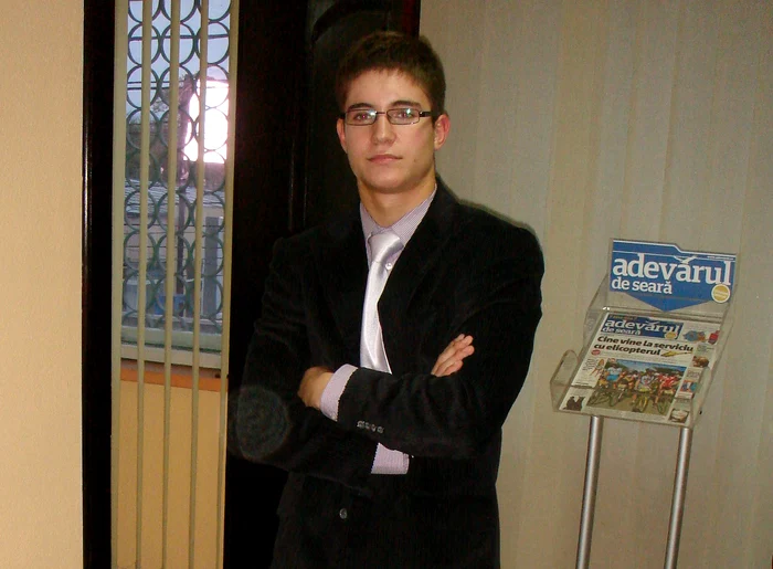 Alexandru Munteanu este preşedintele Consiliului Judeţean al Elevilor
