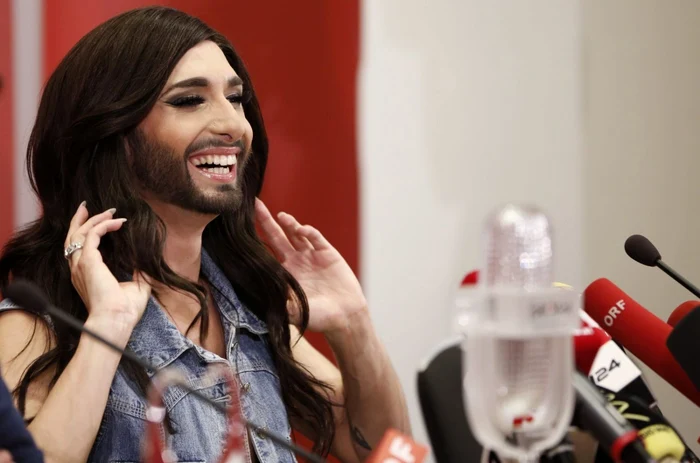 Conchita Wurst, câştigătoarea Eurovision 2014. FOTO REUTERS