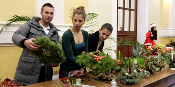 Poveste de Crăciun, creată de horticultori