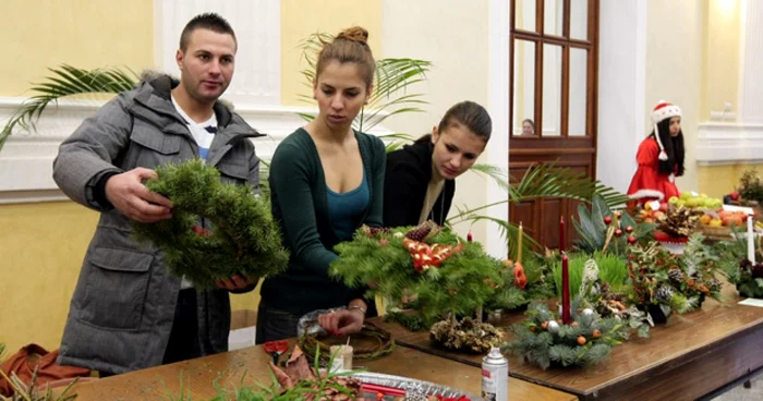 Poveste de Crăciun, creată de horticultori