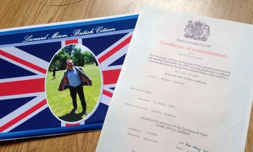 Deși a devenit cetățean britanic, Leonard Miron susține în continuare: „Sunt 100% român” jpeg