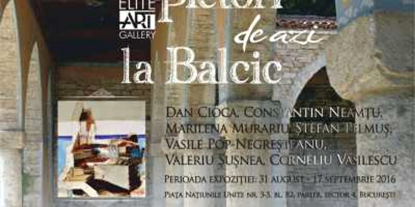 Afişul expoziţiei de la Elite Art Gallery