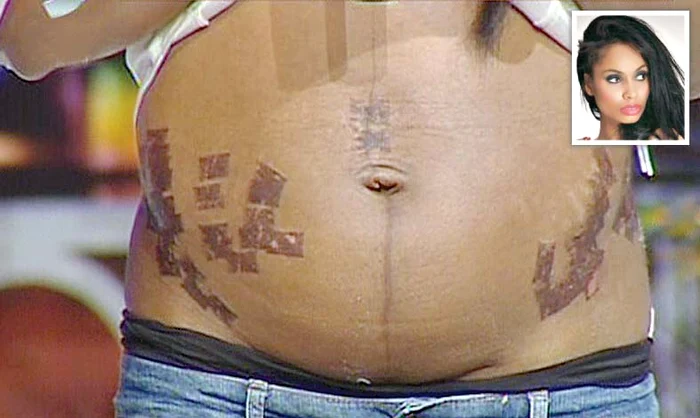 
    Aşa arăta burta mulatrei  după tratamentul de slăbire  