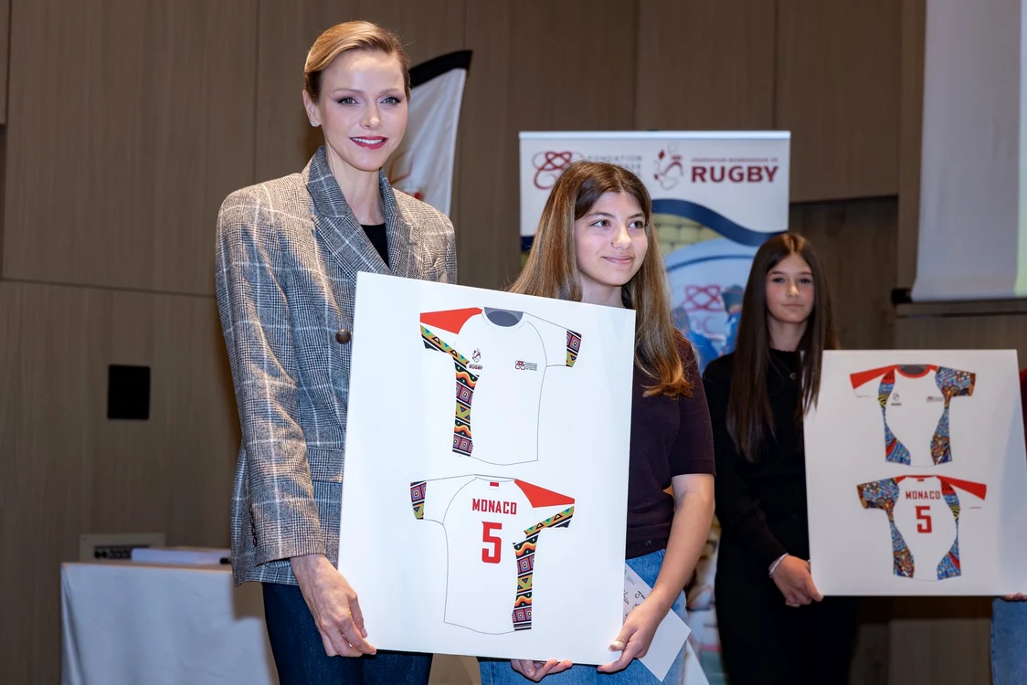 Charlene de Monaco pe 5 noiembrie, Foto Palatul Prințului 3 jpg