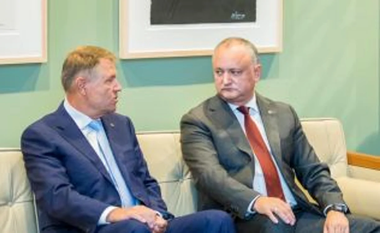 Igor Dodon si Klaus Iohannis
