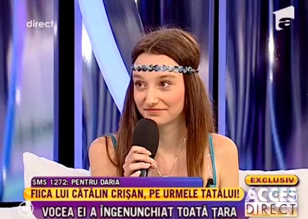 
    Daria Crişan promite să devină o mare cântăreaţă  