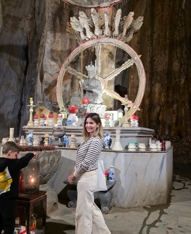 Ela Crăciun s-a întors mai slabă din Vietnam foto: arhiva personală 