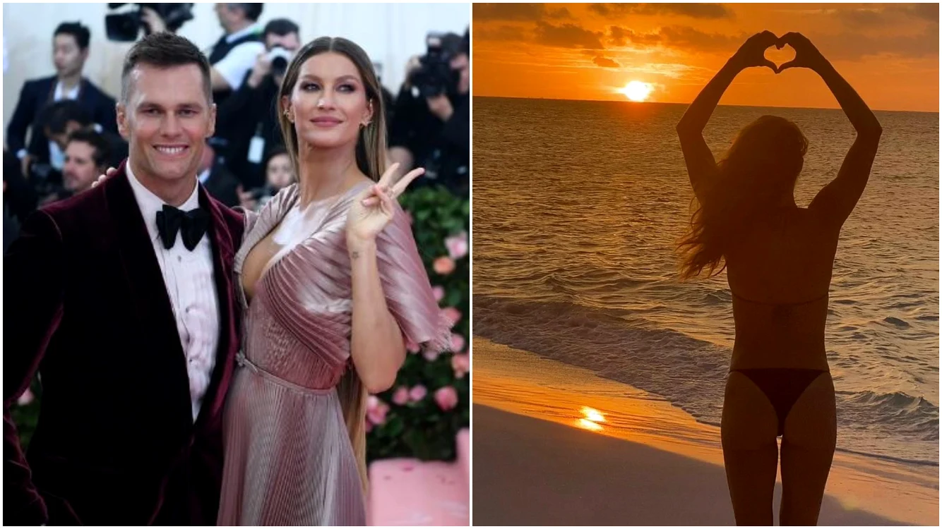Gisele Bundchen l-a înlocuit deja pe Tom Brady. Foto: colaj/Instagram