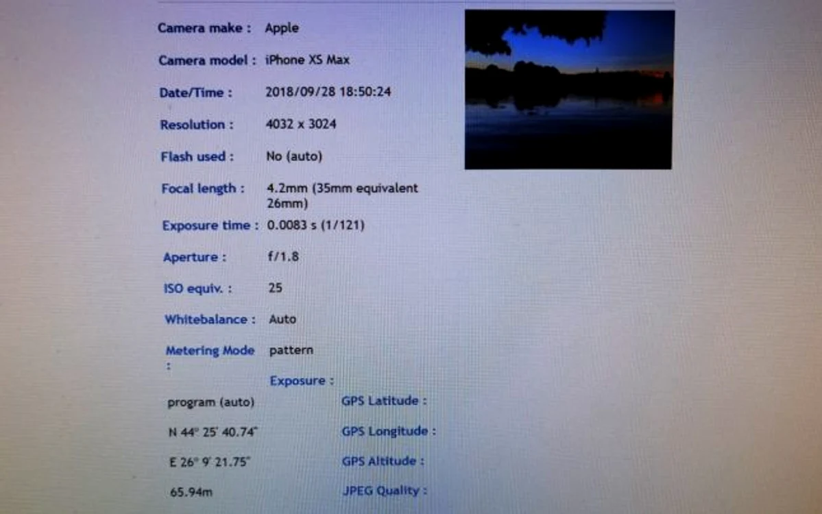 site verexif dot com