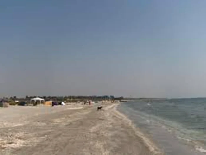 Plaja Corbu din zona Năvodari este una dintre cele mai izolate de pe litoral