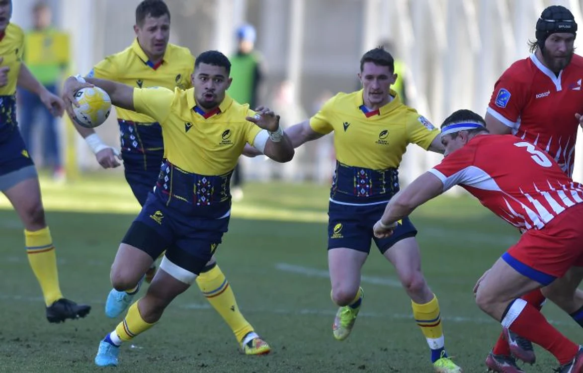 Rugbyștii români au făcut un meci foarte bun cu Rusia, sâmbăta trecută (FOTO: Sportpictures)