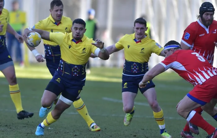 Rugbyștii români au făcut un meci foarte bun cu Rusia, sâmbăta trecută (FOTO: Sportpictures)