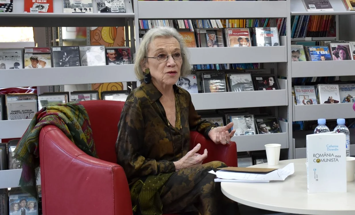 Catherine Durandin, expertă în istoria României FOTO Alianța Franceză Moldova