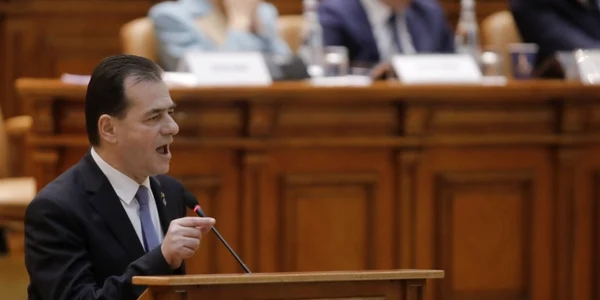 Ludovic Orban - moţiune de cenzură. FOTO Inquam Photos/George Călin