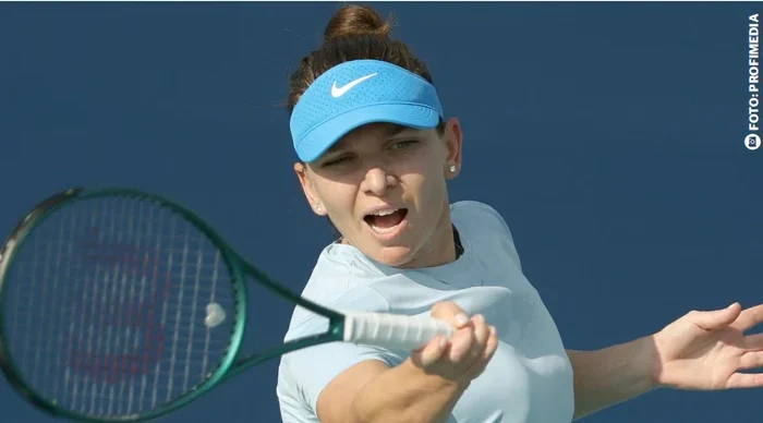 Simona Halep a debutat ieri în turneul de la Miami. Foto Profimedia