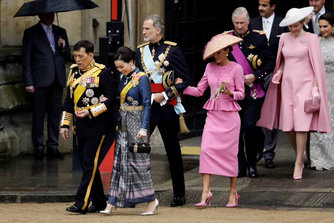 A venit la brațul soțului său, la încoronarea Regelui Charles al III-lea (Foto: GETTYIMAGES)