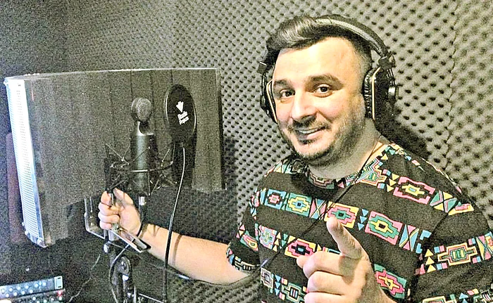 Liviu Guță și-a făcut studio de înregistrări în subsolul blocului