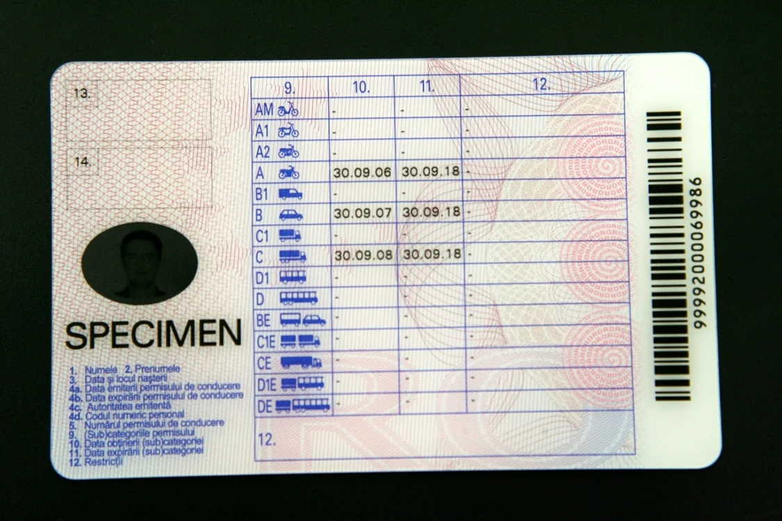 Permis auto FOTO Arhivă