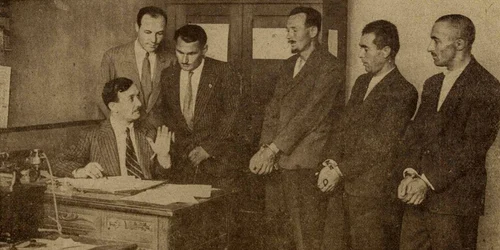 Hoți de buzunare arestați în Bucureștiul interbelic (foto: Ilustrațiunea română, 18 ianuarie 1939) 