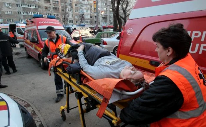 Imagini de la locul faptei