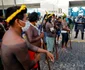 Brazilia altercaţii între poliţie şi populaţia indigenă. FOTO AFP