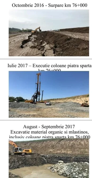 Așa arată acum asfaltul pe o porțiune din Lotul 3 din Autostrada Lugoj-Deva