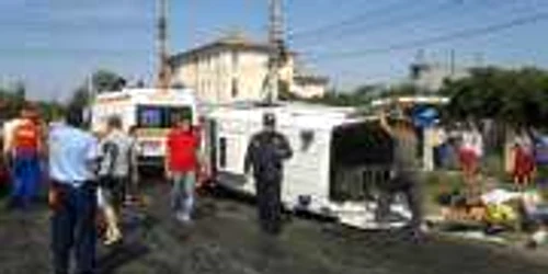 Una dintre secvenţele coşmarului de pe DN 25