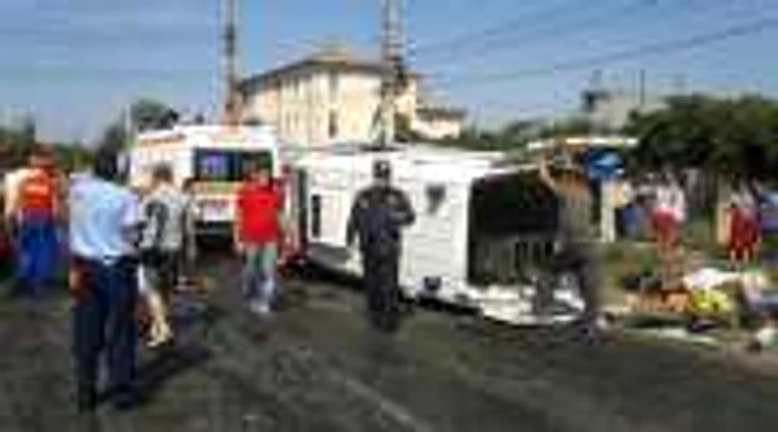 Una dintre secvenţele coşmarului de pe DN 25