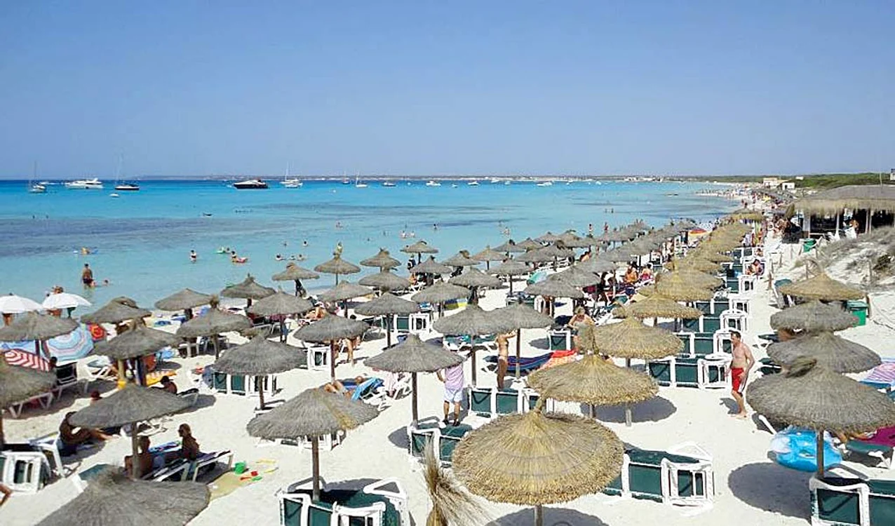 Plaja de la Es Trenc a fost preferata cuplului