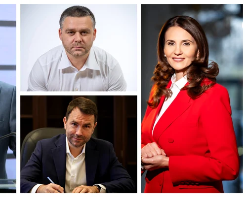 COLAJ Candidați Primăria Capitalei - Băluță - Ciucu - Drulă - Anca Alexandrescu FOTO Facebook