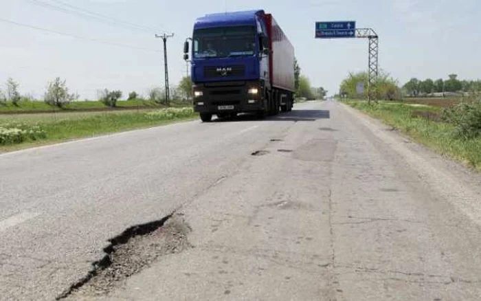 Drumul Craiova-Calafat a intrat în reparaţii capitale Foto: Arhiva