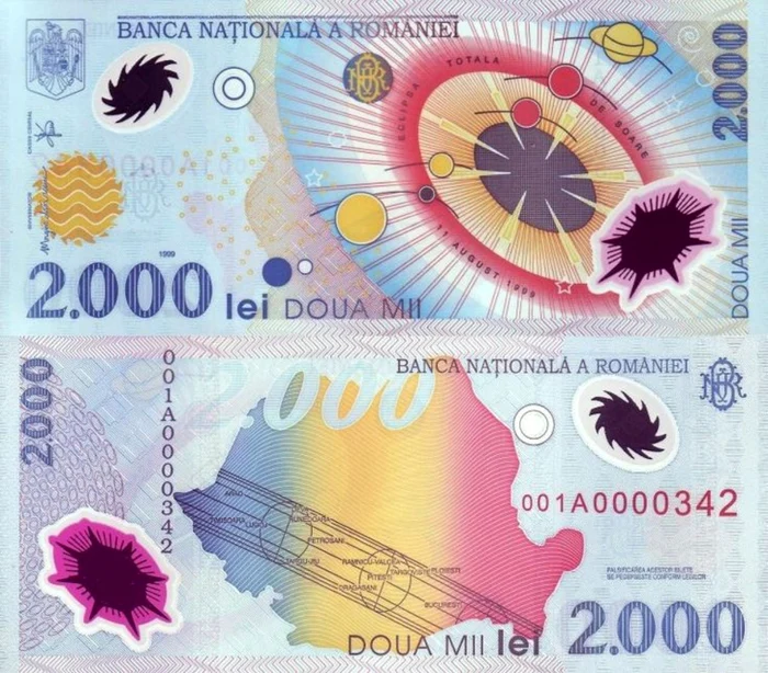 Bancnota de 2.000 lei / Foto: Pinterest 