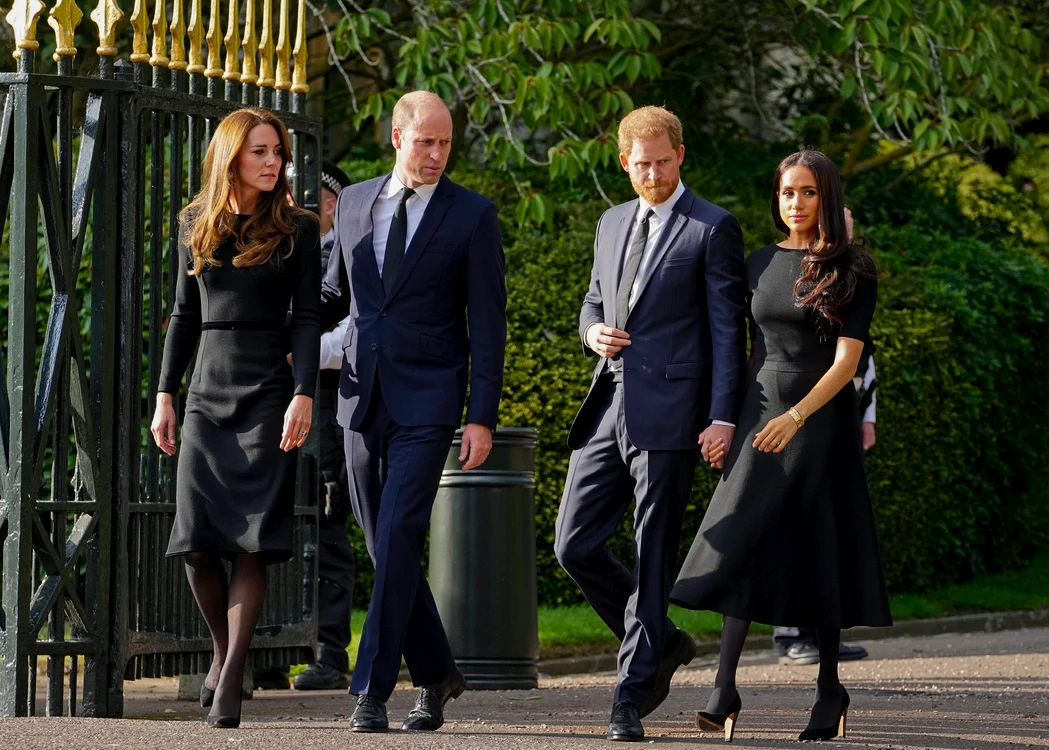 Prințesa Kate, Prințul William, Prințul Harry și Meghan Markle profimedia 0844373482 jpg