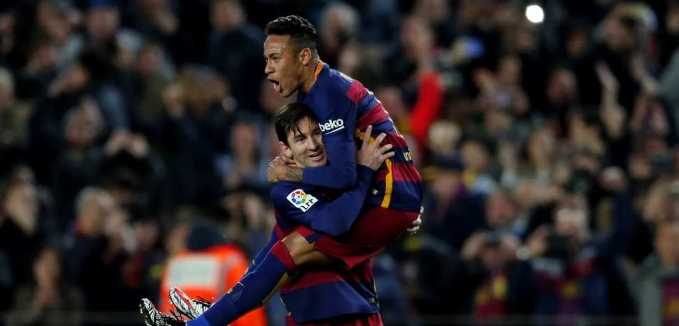 Messi şi Neymar o înfruntă duminică pe Sevilla FOTO AFP