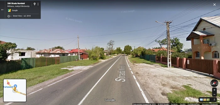 DN 7 Bâldana - Titu. FOTO Google