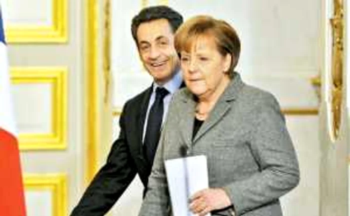 Cancelarul Angela Merkel şi preşedintele Nicolas Sarkozy fac parte din aceeaşi familie politică europeană  – conservatorii