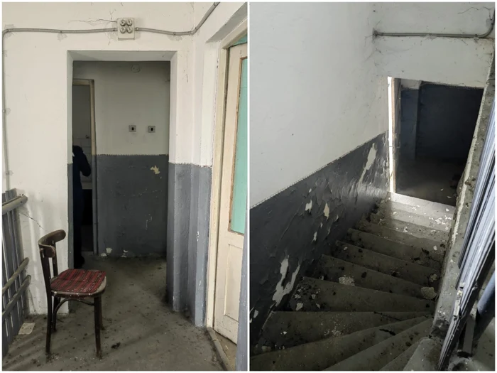 Locuința de serviciu a polițistului, din Lupșa FOTO Sindicatul Europol