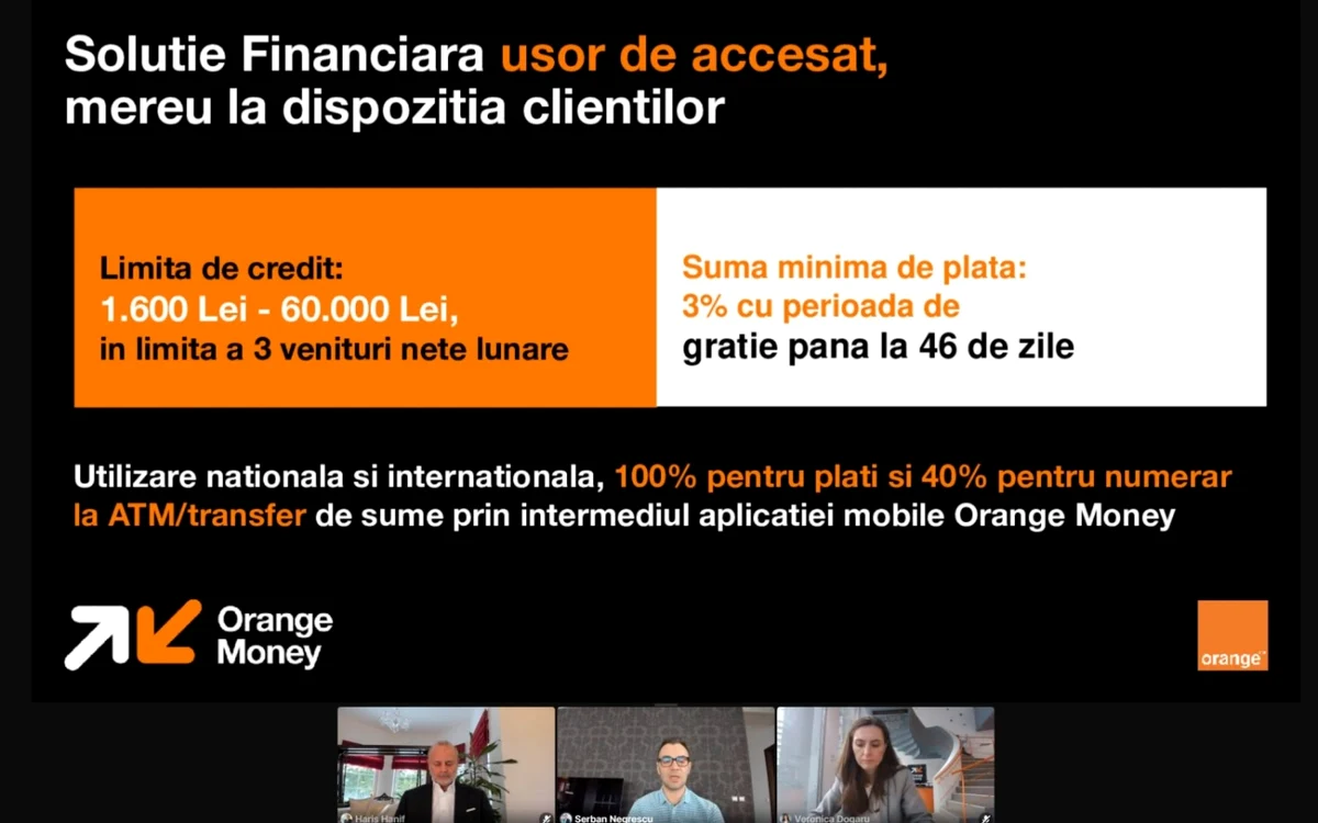 Card de credit Orange Money