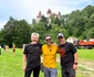 Alin Ușeriu, Alex Dima și Tibi Ușeriu pe Via Teutonica, parte a Via Transilvanica. FOTO: Facebook